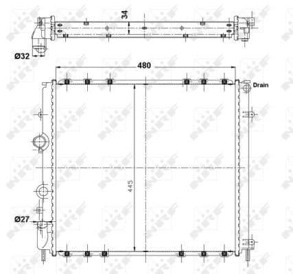 Radiateur de refroidissement
