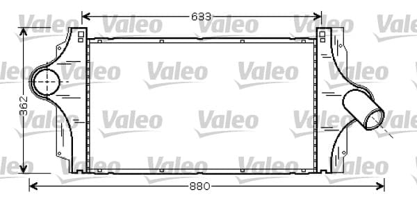 Intercooler radiateur de turbo