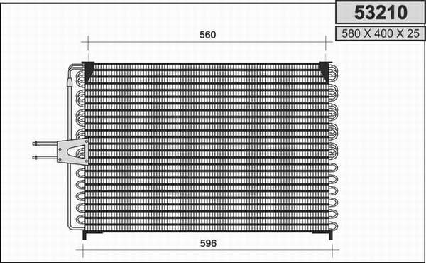 Condenseur / Radiateur de climatisation