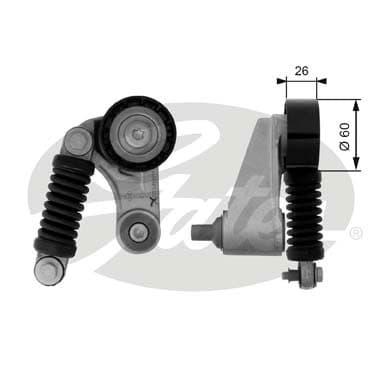 Galet tendeur accessoires