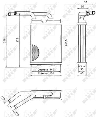 Radiateur de chauffage