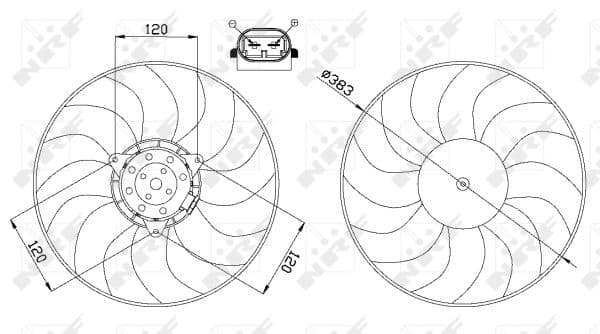 Ventilateur de radiateur