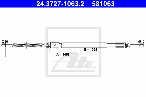 Cable de frein à main