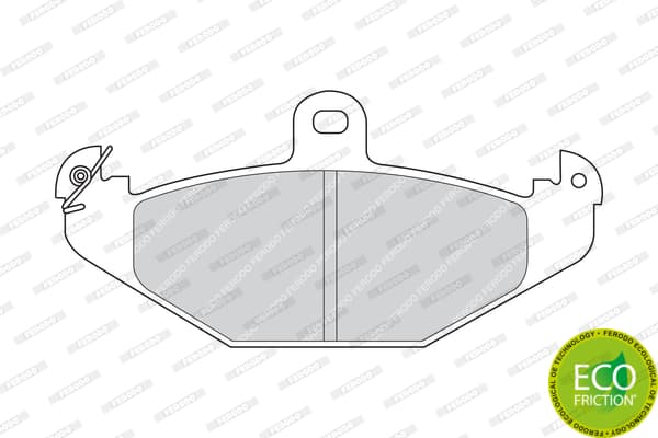 Plaquettes de frein arriere (Jeu de 4)
