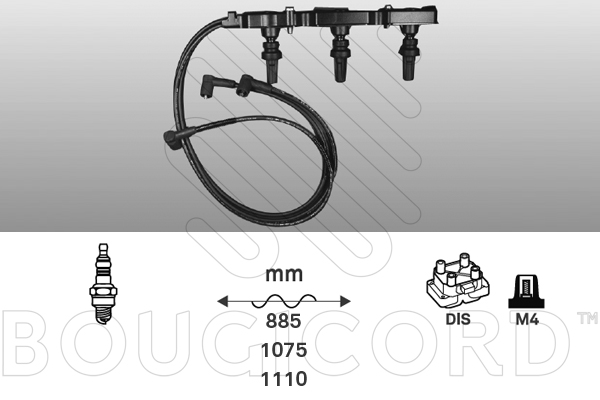 Cable d'allumage
