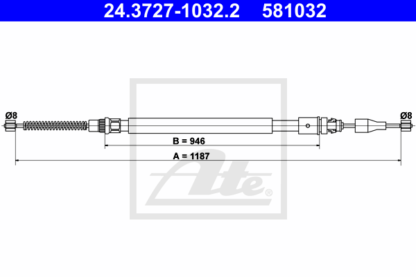 Cable de frein à main