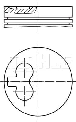 Piston moteur