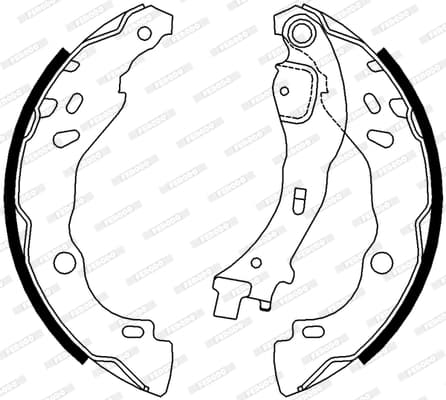 Mâchoires de frein (Jeu de 4)