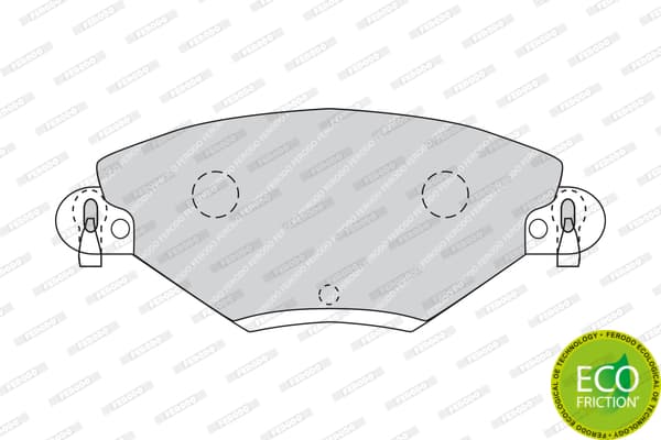Plaquettes de frein avant (Jeu de 4)
