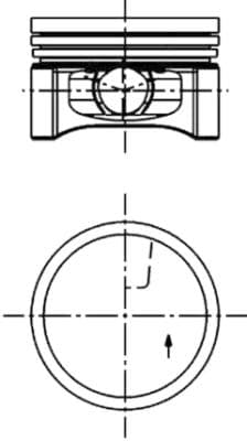 Piston moteur
