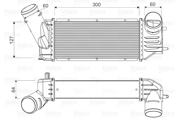 Intercooler radiateur de turbo