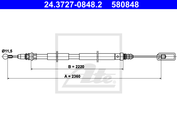 Cable de frein à main