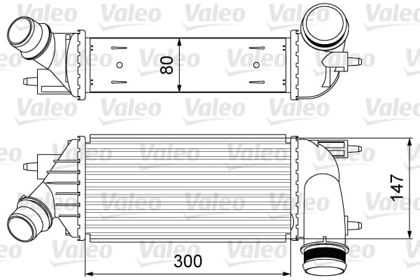 Intercooler radiateur de turbo
