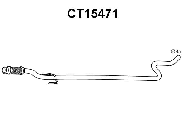 Tube d'echappement