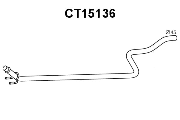 Tube d'echappement