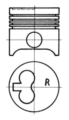 Piston moteur