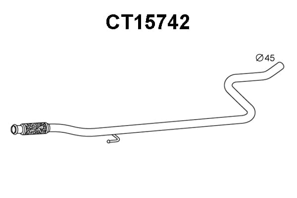 Tube d'echappement