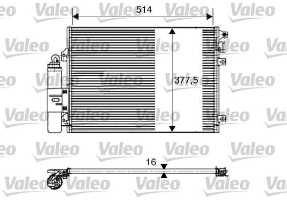 Condenseur / Radiateur de climatisation