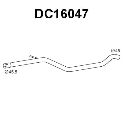 Tube d'echappement