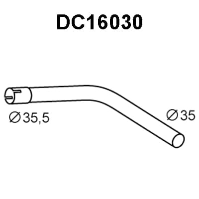 Tube d'echappement