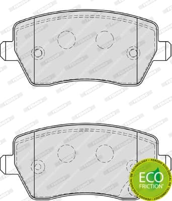 Plaquettes de frein avant (Jeu de 4)