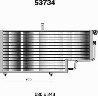 Condenseur / Radiateur de climatisation