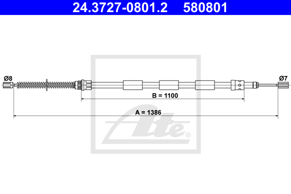 Cable de frein à main
