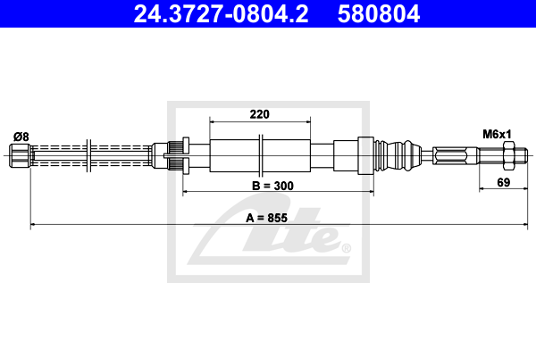 Cable de frein à main