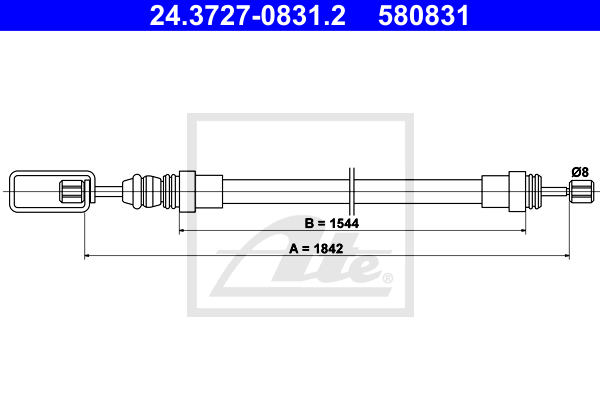 Cable de frein à main