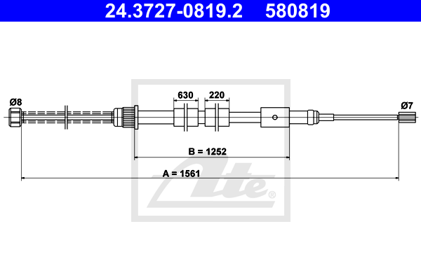Cable de frein à main