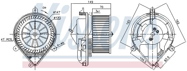 Ventilateur de climatisation