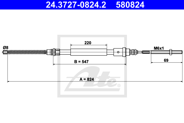 Cable de frein à main