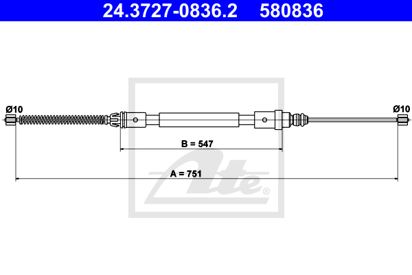 Cable de frein à main