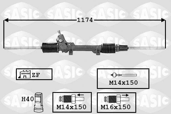 Cremaillere de direction