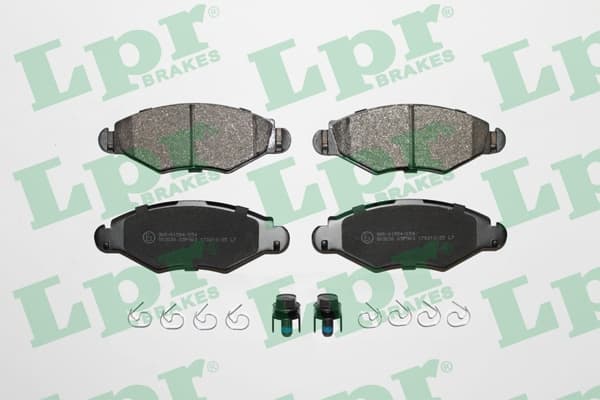 Plaquettes de frein avant (Jeu de 4)