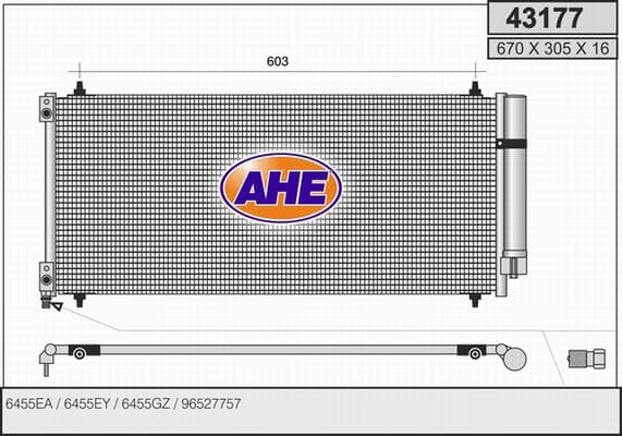 Condenseur / Radiateur de climatisation