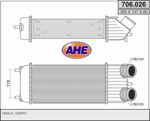Intercooler radiateur de turbo