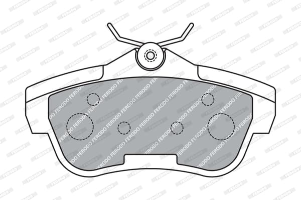 Plaquettes de frein arriere (Jeu de 4)