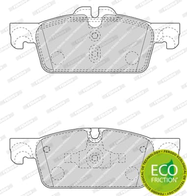 Plaquettes de frein avant (Jeu de 4)