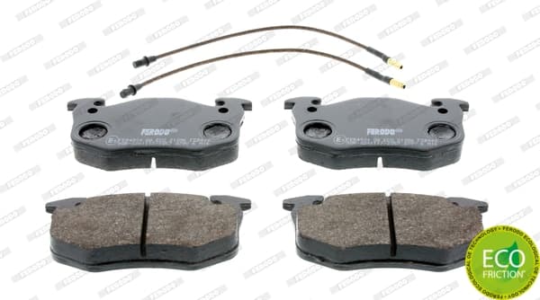 Plaquettes de frein avant (Jeu de 4)