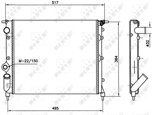 Radiateur de refroidissement