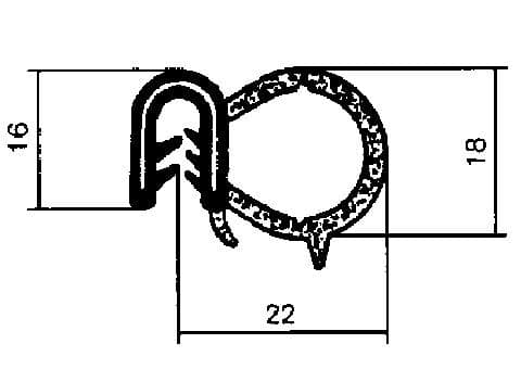 Joint d'étanchéité de porte