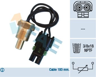 Capteur, temperature du liquide de refroidissement