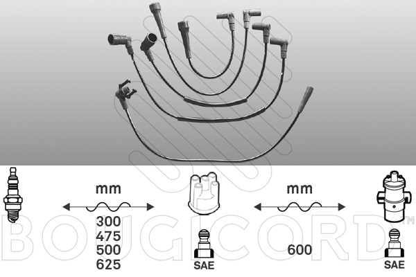 Cable d'allumage