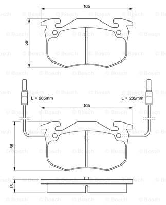 Plaquettes de frein arriere