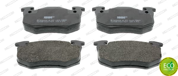 Plaquettes de frein avant (Jeu de 4)