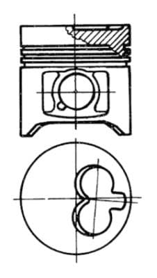 Piston moteur