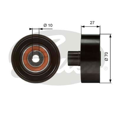 Galet enrouleur accessoires
