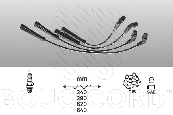Cable d'allumage