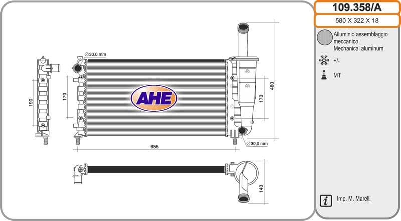 Radiateur, refroidissement du moteur